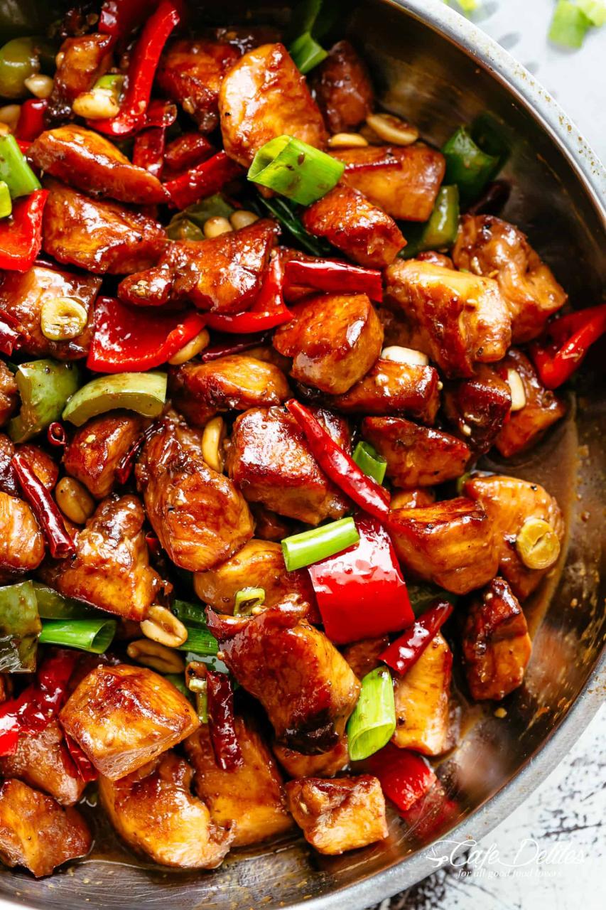 Kung Pao Chicken - Cafe Delites