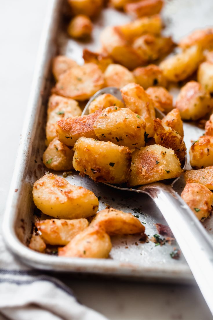 Extra Crispy Oven Roasted Potatoes Recipe | Little Spice Jar