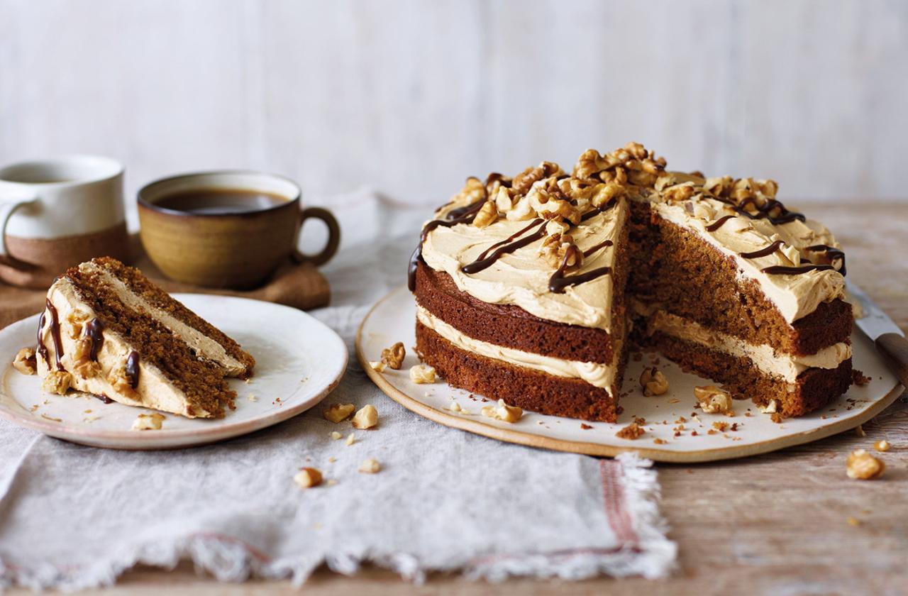 Coffee And Walnut Cake Recipe | Coffee Cake | Tesco Real Food