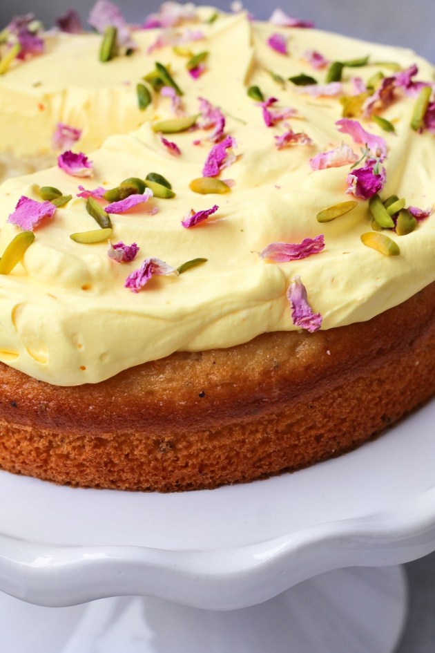 Saffron Cream Cake | Love Laugh Mirch