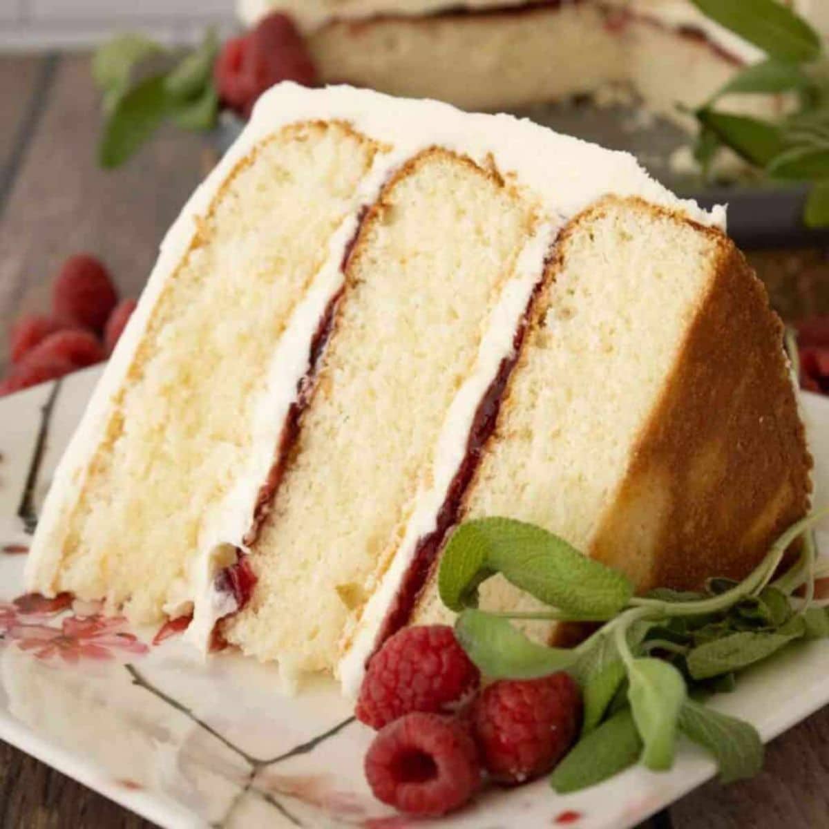 Vanilla Raspberry Cake - Mindee's Cooking Obsession