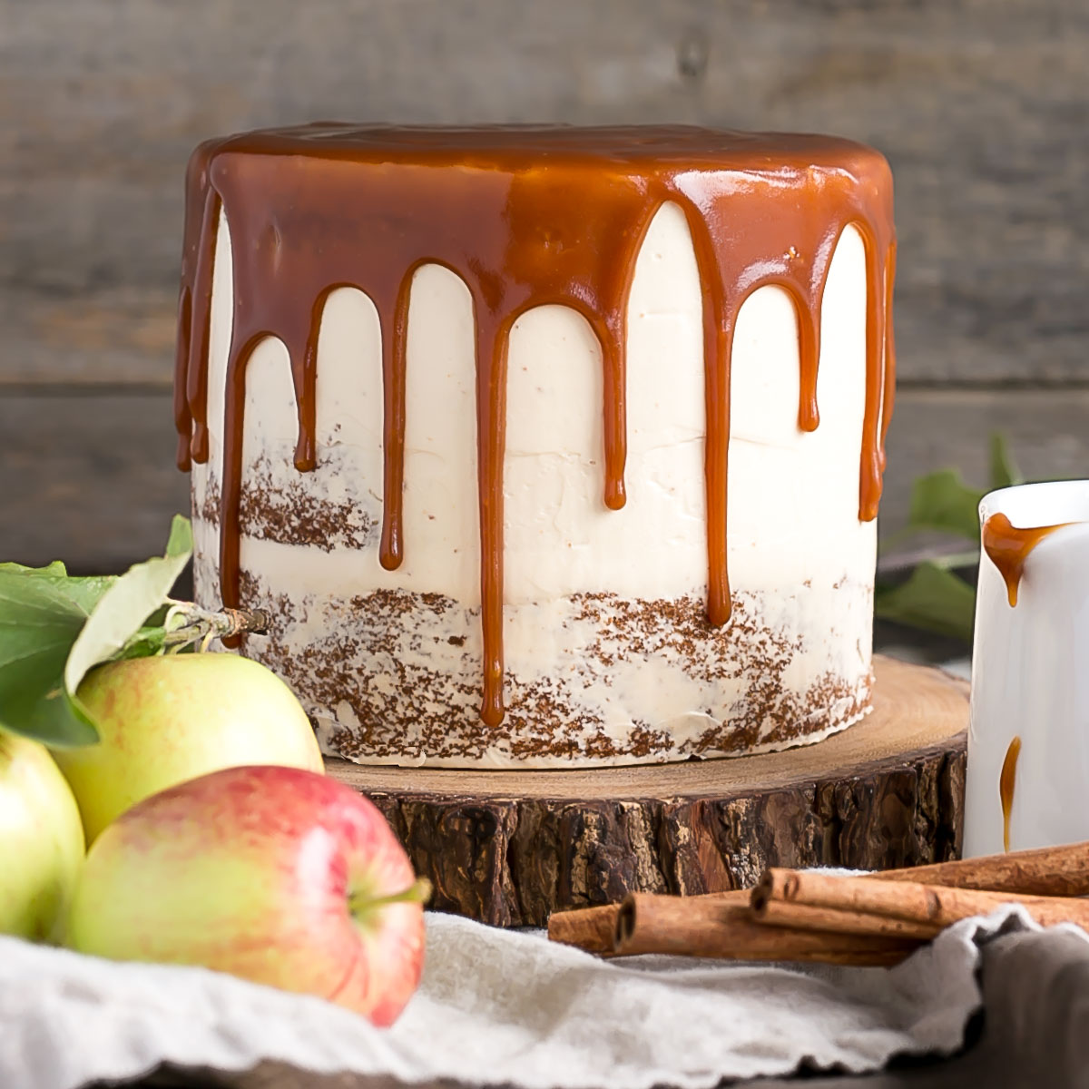 Caramel Apple Cake - Liv for Cake