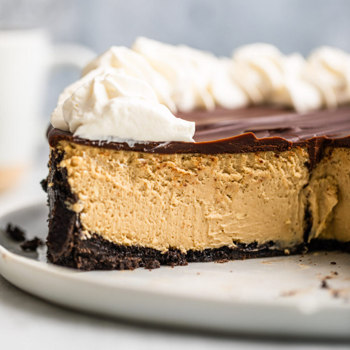 Baked Coffee Cheesecake Recipe {Step-by-Step Photos}