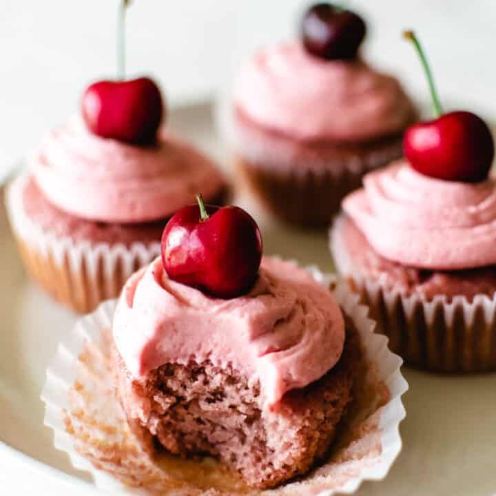 Cherry Cupcakes | Recipe | Cherry cupcakes, Cupcake flavors, Cupcakes