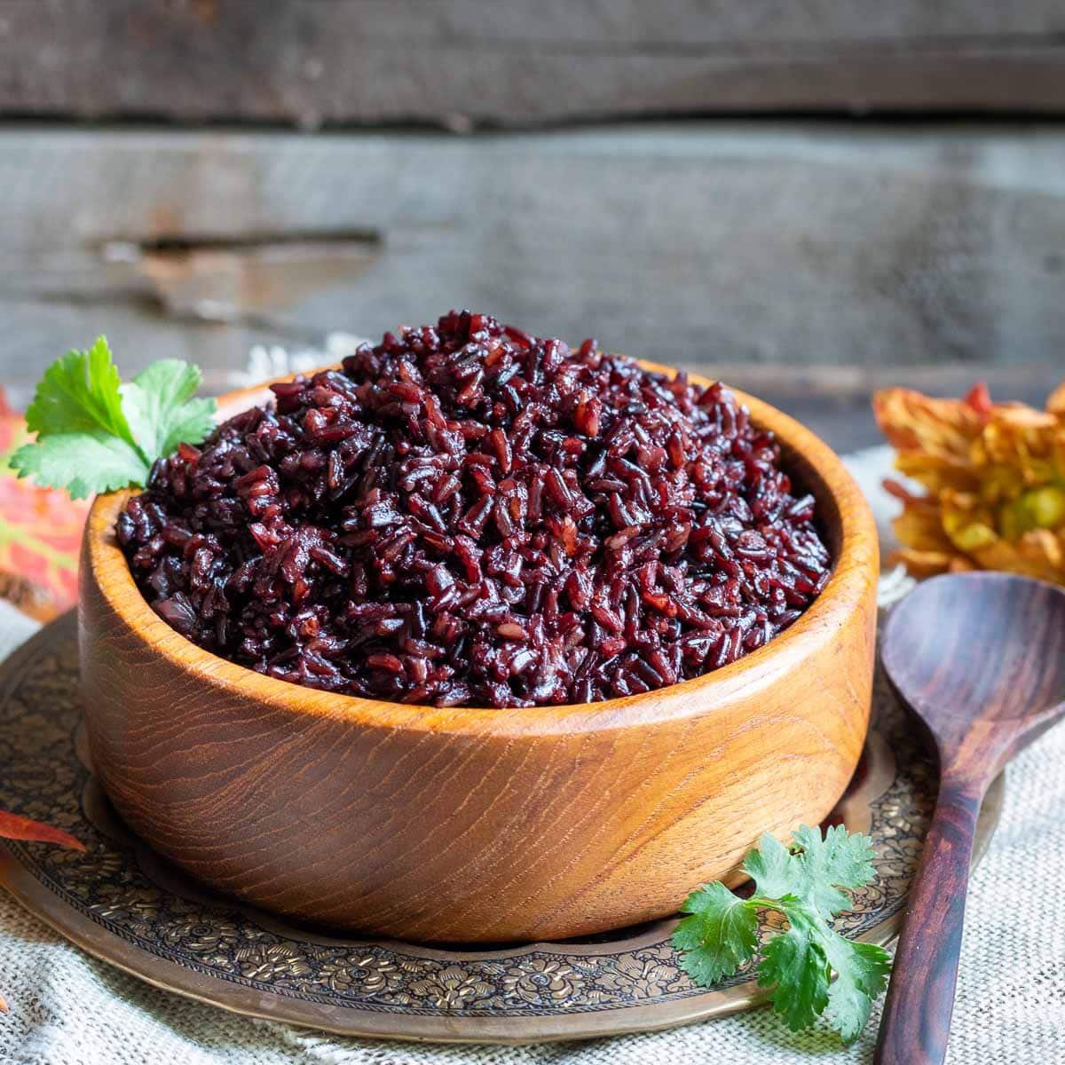 Instant Pot Black Rice Pilaf - Healthy World Cuisine