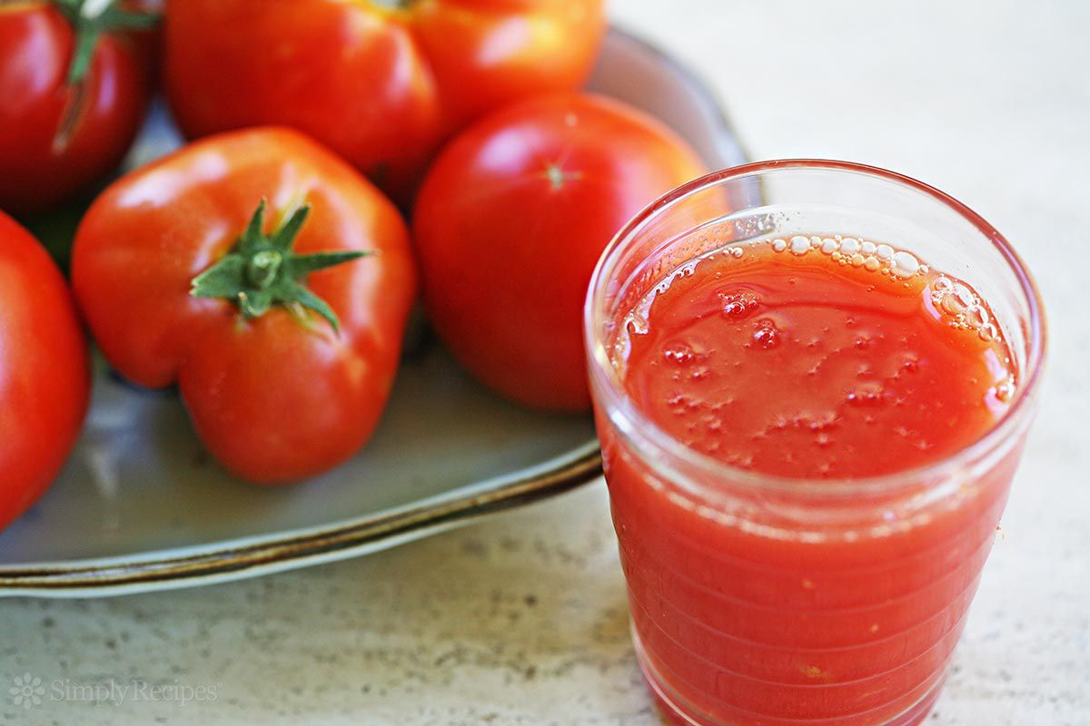 Homemade Tomato Juice Recipe