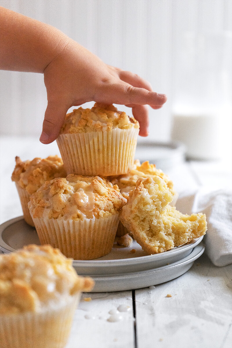 Small Batch Coconut Streusel Muffins – Sugary & Buttery