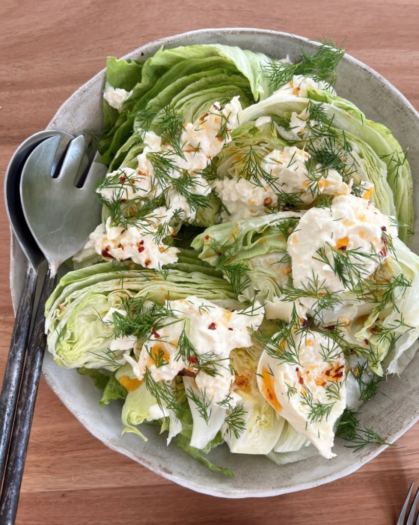 Easy AF Iceberg Salad – Recipearce