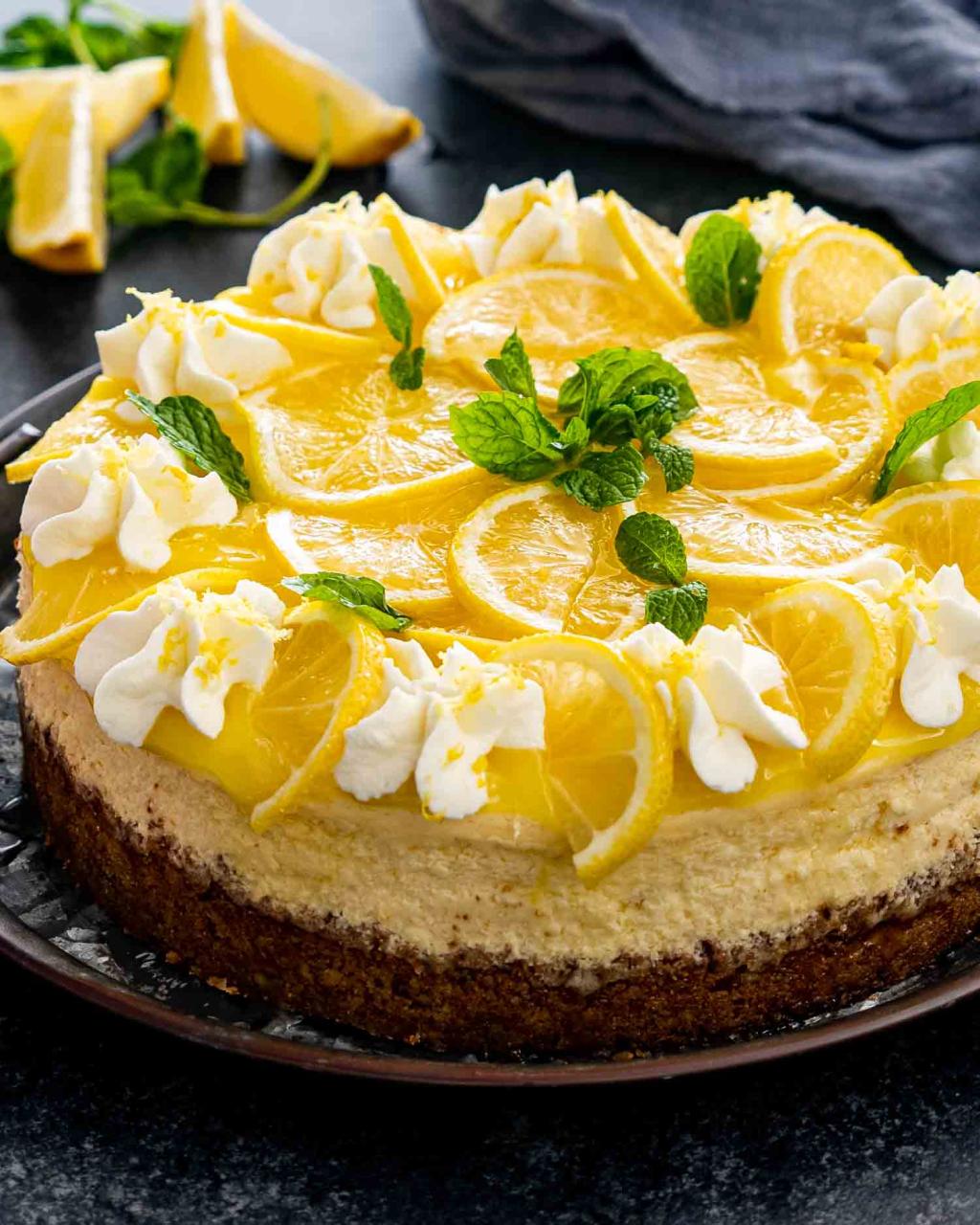 Lemon Cheesecake - Jo Cooks